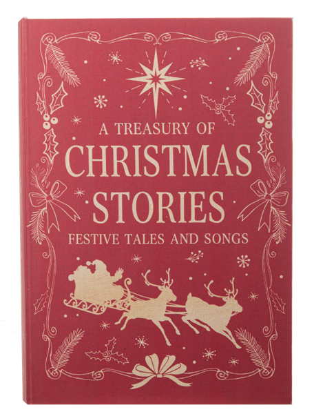 Holiday Wooden Story Book Ornaments in a Book Box (13 pc)