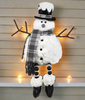 Stuffed Shelf sitter - Snowman with Top hat