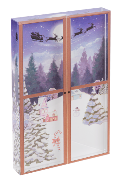 Holiday Scenes Glass Blocks