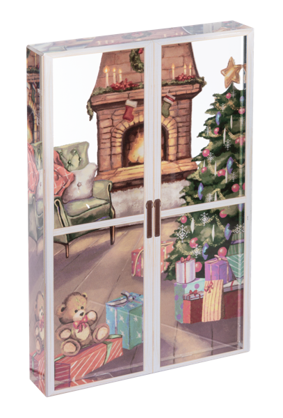 Holiday Scenes Glass Blocks