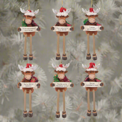 Merry Chris - Moose Ornaments