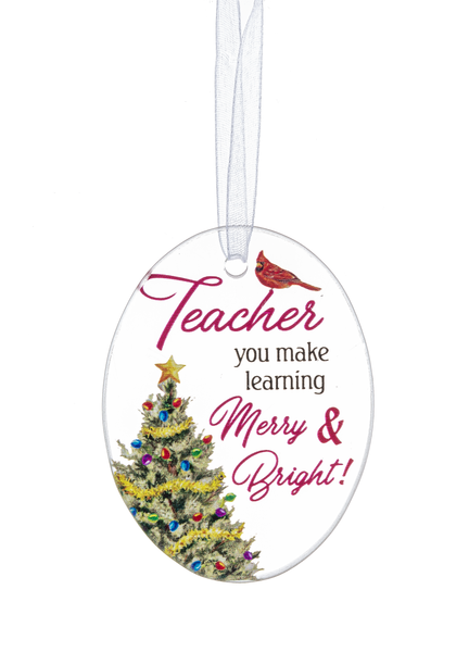 Christmas Blessings Glass Ornaments