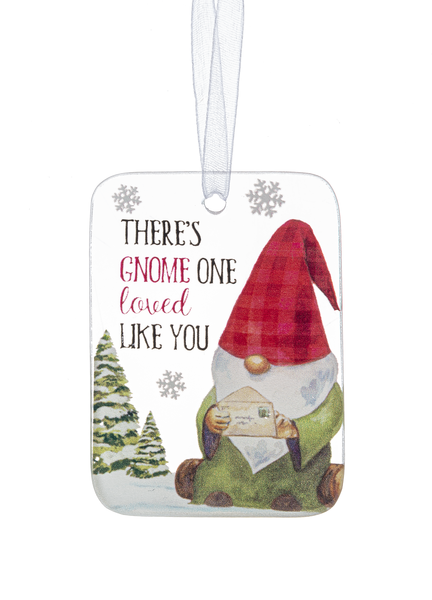 Christmas Blessings Glass Ornaments