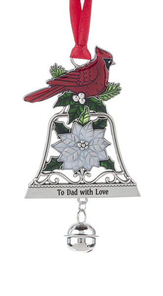 Winter Bouquet Bell Ornaments