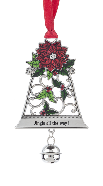 Winter Bouquet Bell Ornaments