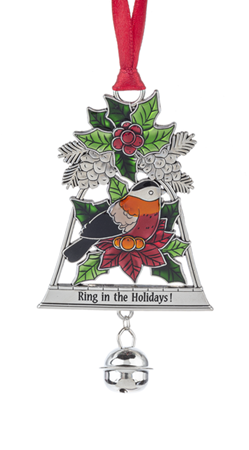 Winter Bouquet Bell Ornaments