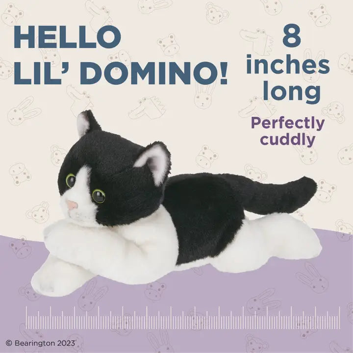 Stuffed Black/White Cat