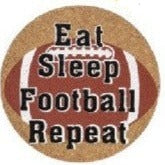 Humorous Sports Themed Cork Coasters