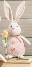 Hop Into Spring Table Decor Fabric Bunny