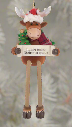 Merry Chris - Moose Ornaments