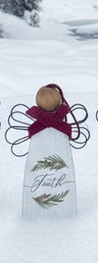 Wooden Angel ornament