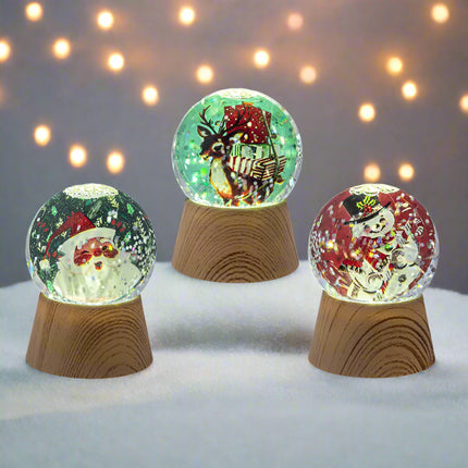 LED Light Up Retro Holiday Icon Mini Shimmers