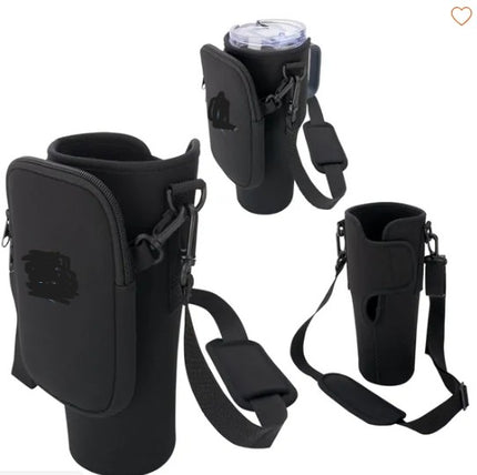 Neoprene 40oz Tumbler Carrier with removable zippered bag