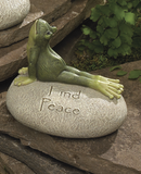 Yoga Frog Garden Rocks