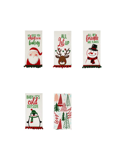 Christmas tea towels