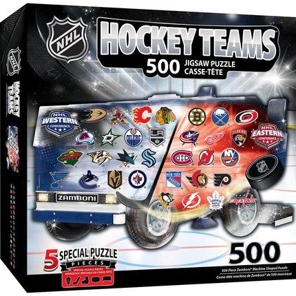 NHL-500 Piece Zamboni Shaped Puzzle