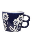 Stoneware Blue Wax Resist 11 oz Mug