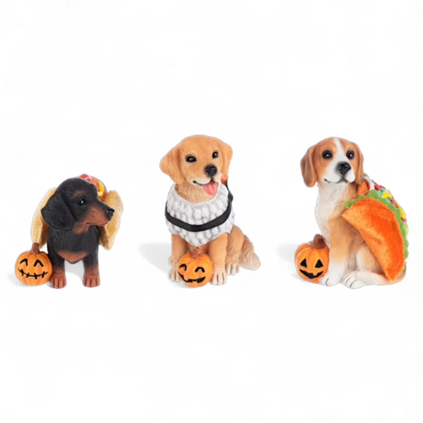 Food Theme Halloween Costume Dog Figurines