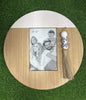 Round two tone 4x6 frame