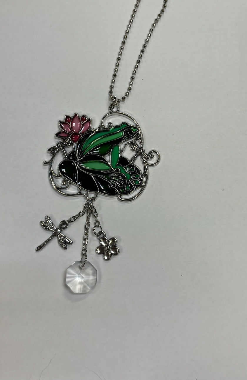 stained glass hanging charms