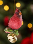 Cardinal with Bells ornament