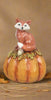 Fall table decor squirrel or Fox on pumpkin