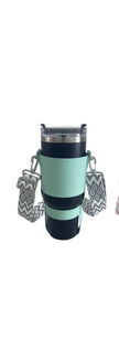 Vegan Leather Tumbler Holder