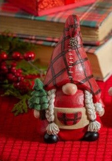 Joyful Resin Gnome tabletop decor