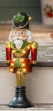 LED Nutcracker statue