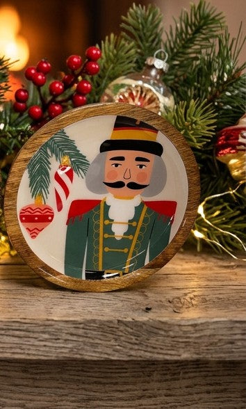 Mango wood Nutcracker small tray