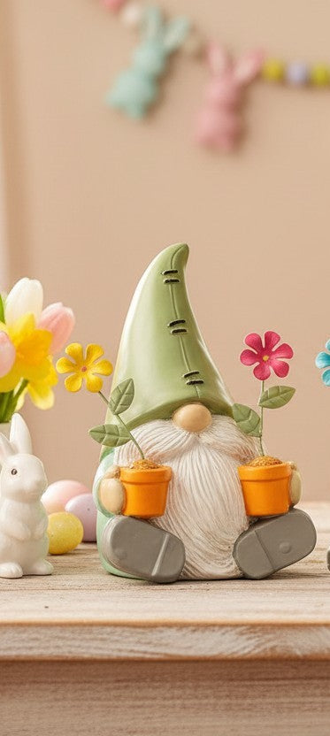 Easter Gnomes tabletop decor