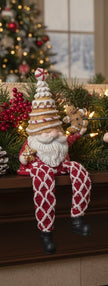 Santa Gnome Shelf Sitter