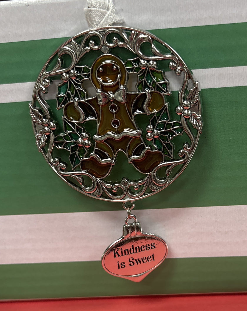 Stained Glass Christmas Ornament Assortment