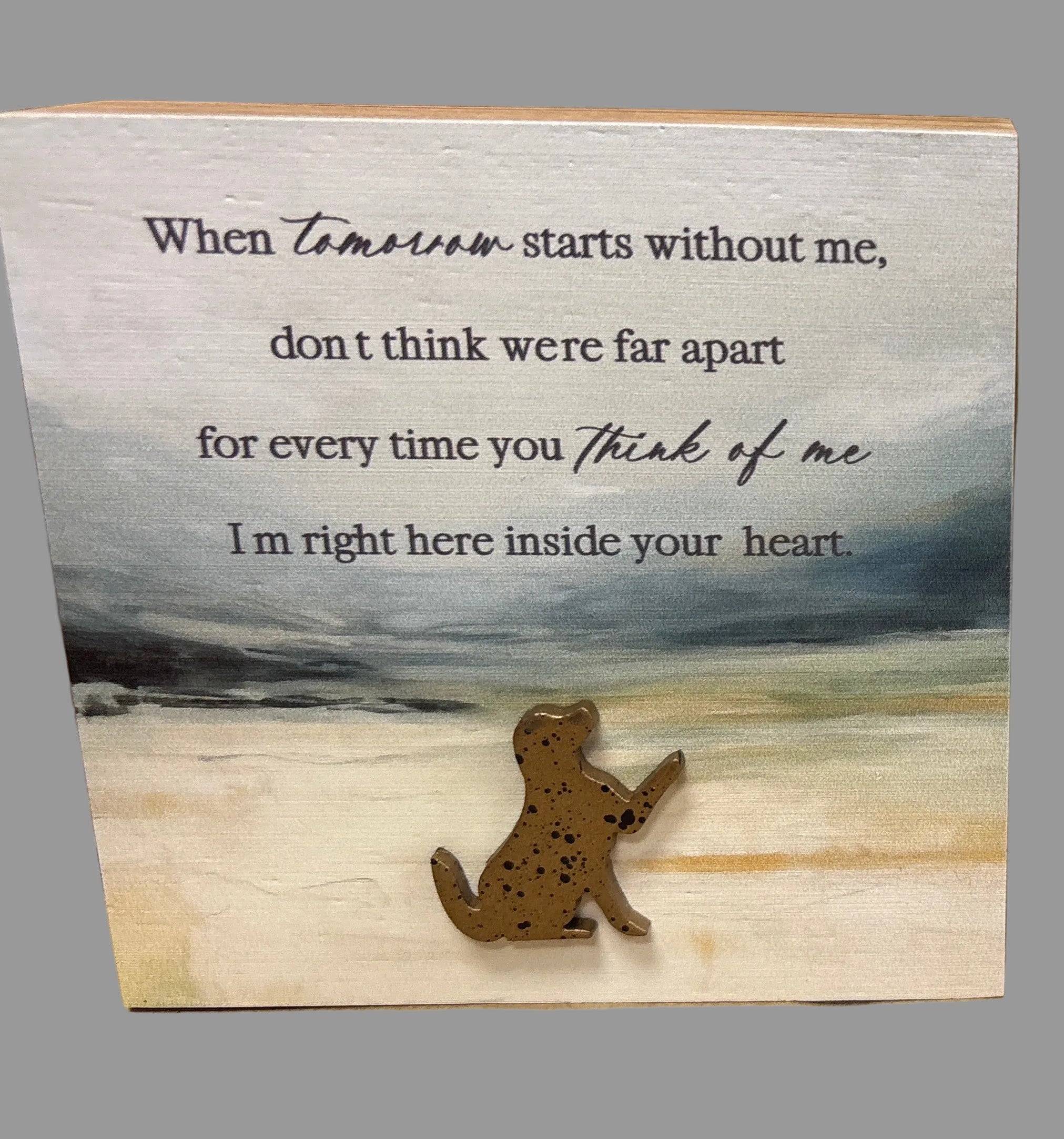 Pet Bereavement Plaque