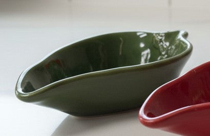 Red or Green Chili Pepper shaped bowls