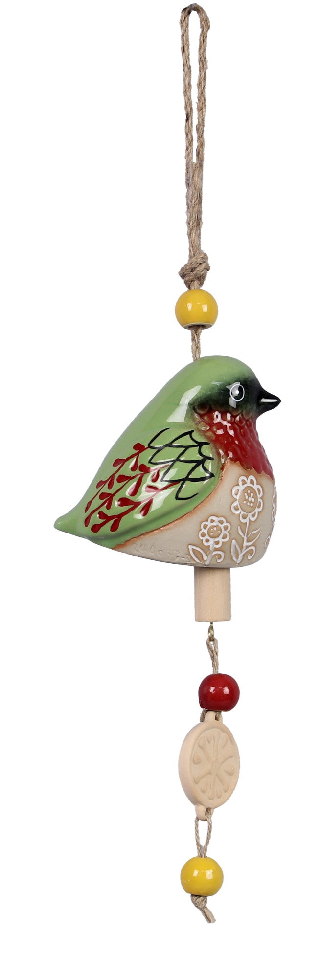 Stoneware Hummingbird Wind Bell