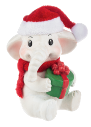 The White Elephant - Figurines with Santa Hats