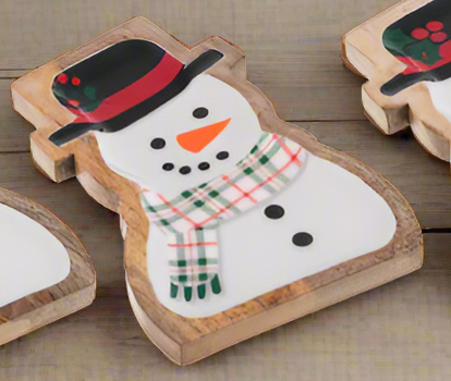 Snowman Tidbit Tray