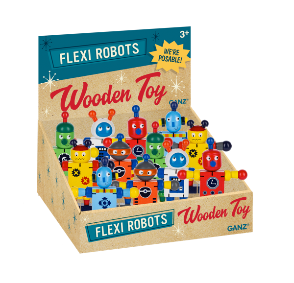 Wooden Flexi Robots