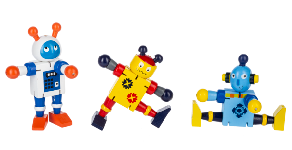 Wooden Flexi Robots