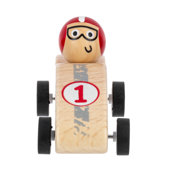 Wooden Pullback Racer Cars