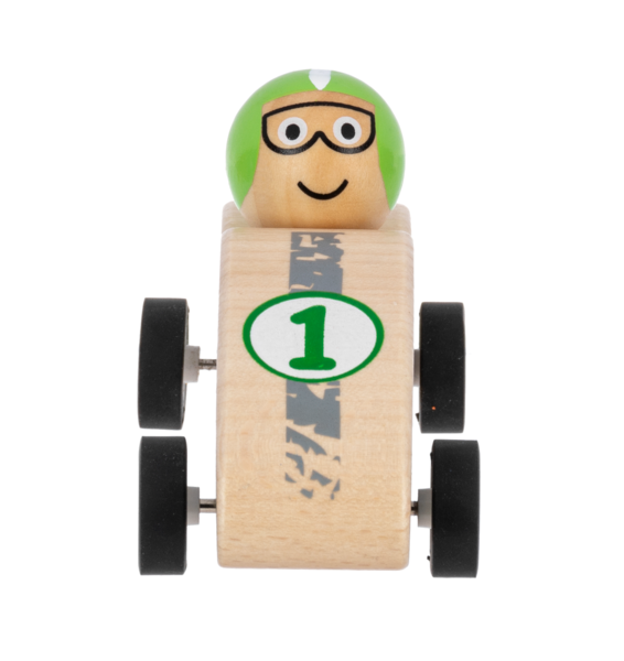 Wooden Pullback Racer Cars