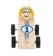 Wooden Pullback Racer Cars