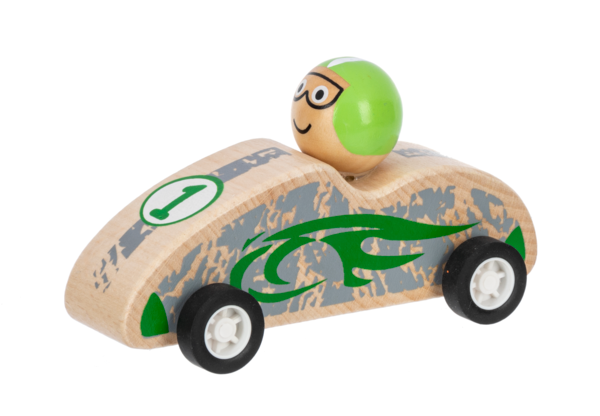 Wooden Pullback Racer Cars