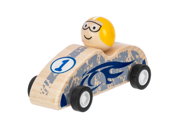 Wooden Pullback Racer Cars
