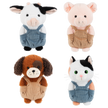 Dapper Darlings plush farm animals