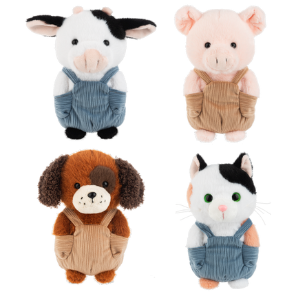 Dapper Darlings plush farm animals