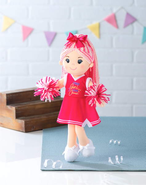 Cheerleader Courtney Rag Doll