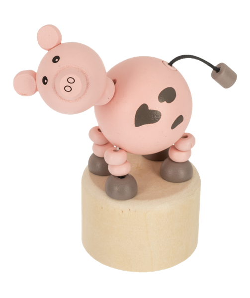 Wooden Farm Push Puppets