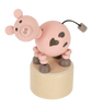 Wooden Farm Push Puppets